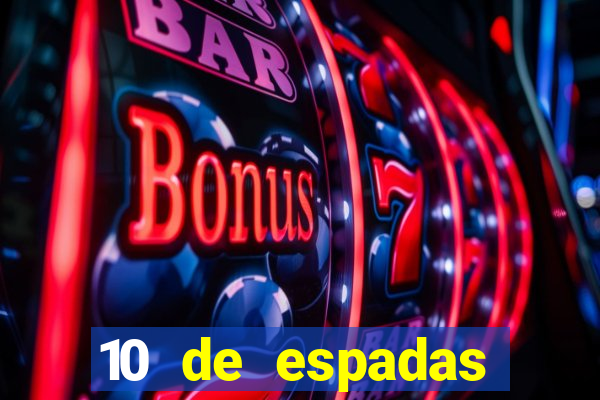 10 de espadas tarot amor